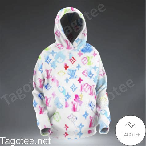 louis vuitton watercolor hoodie|louis vuitton sweaters.